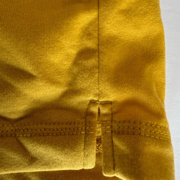Old Navy Athletic Sweatshirt Shorts, S, Yellow, Wide Drawstring Waistband, NWOT - Picture 2 of 7